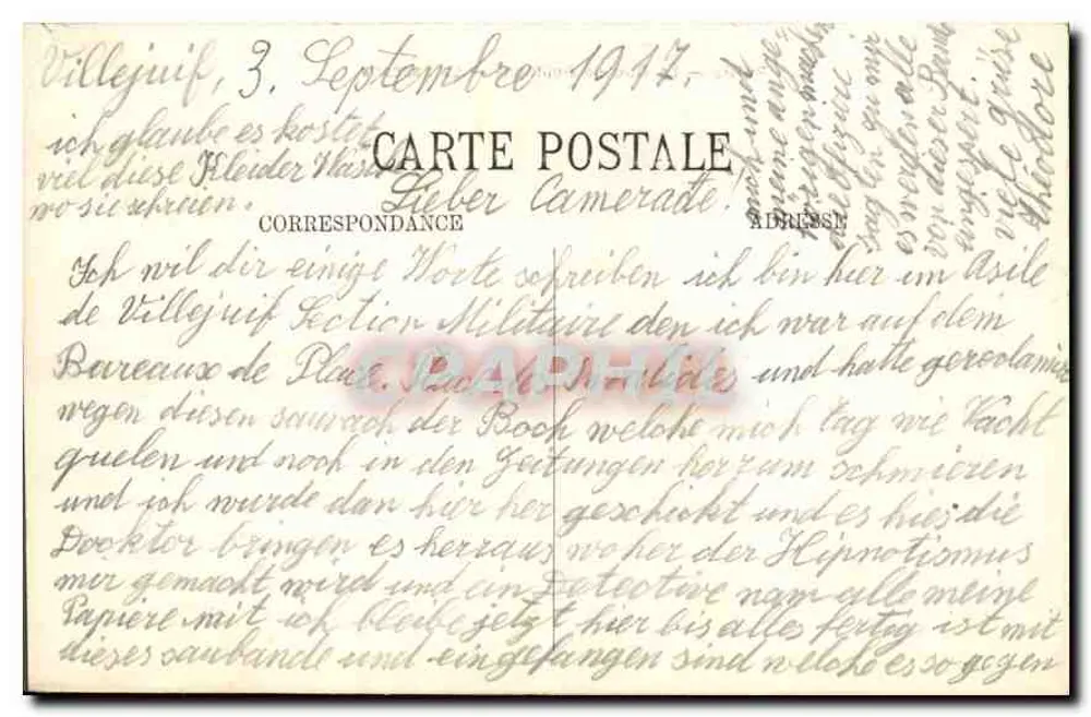 Paris — O Bois de Boulogne — A Cascata — Edição Giullat, Paris - Verso