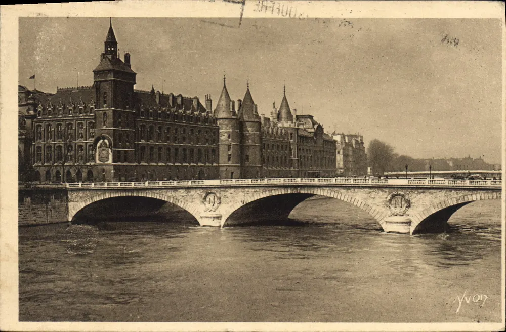 Paris — Das Palast der Gerechtigkeit und der Pont au Change — Art Edition Yvon, Nr. 62 - Vorderseite