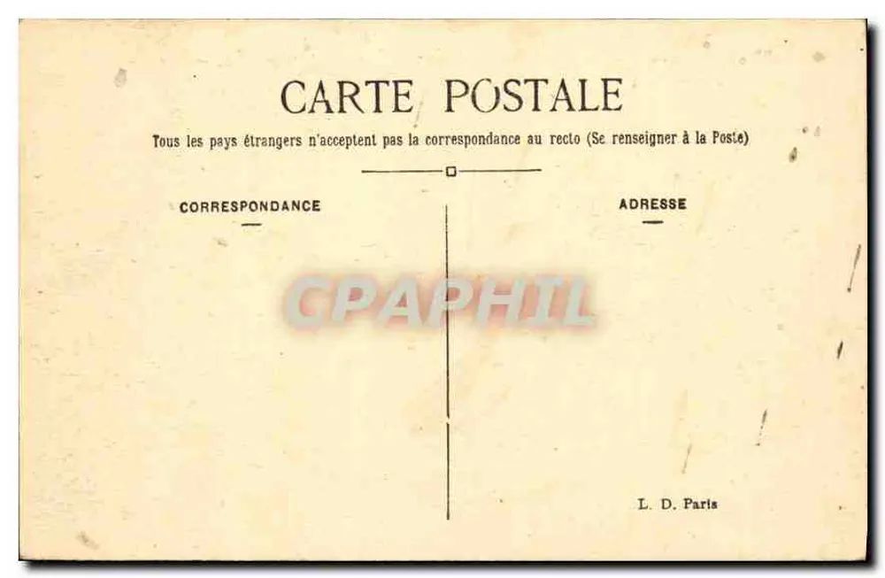 Paris — Place de la République — L. D. - Verso