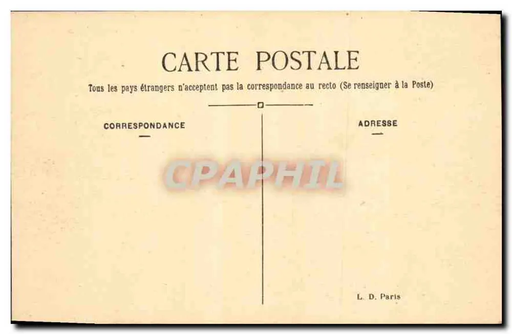 Paris — Der Senat und der Luxembourg-Park — L. D. - Rückseite