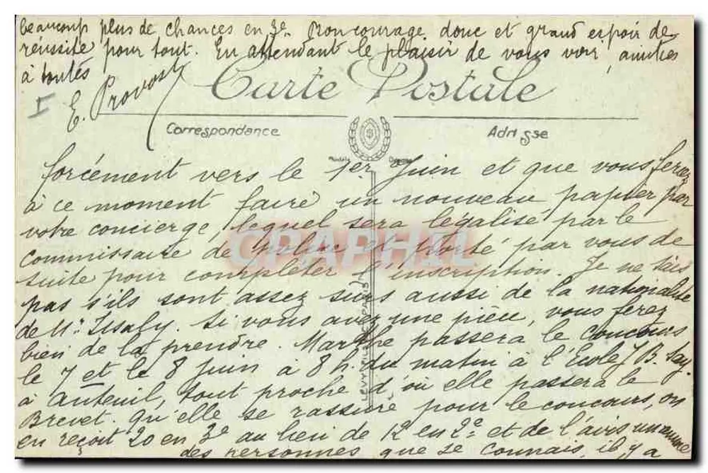 Paris — Notre-Dame e o Ponte — LL. — n° 428 - Verso