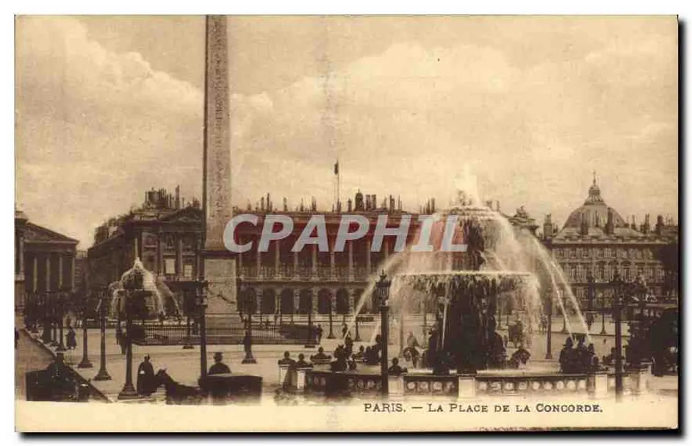 Paris — A Praça da Concórdia - Frente