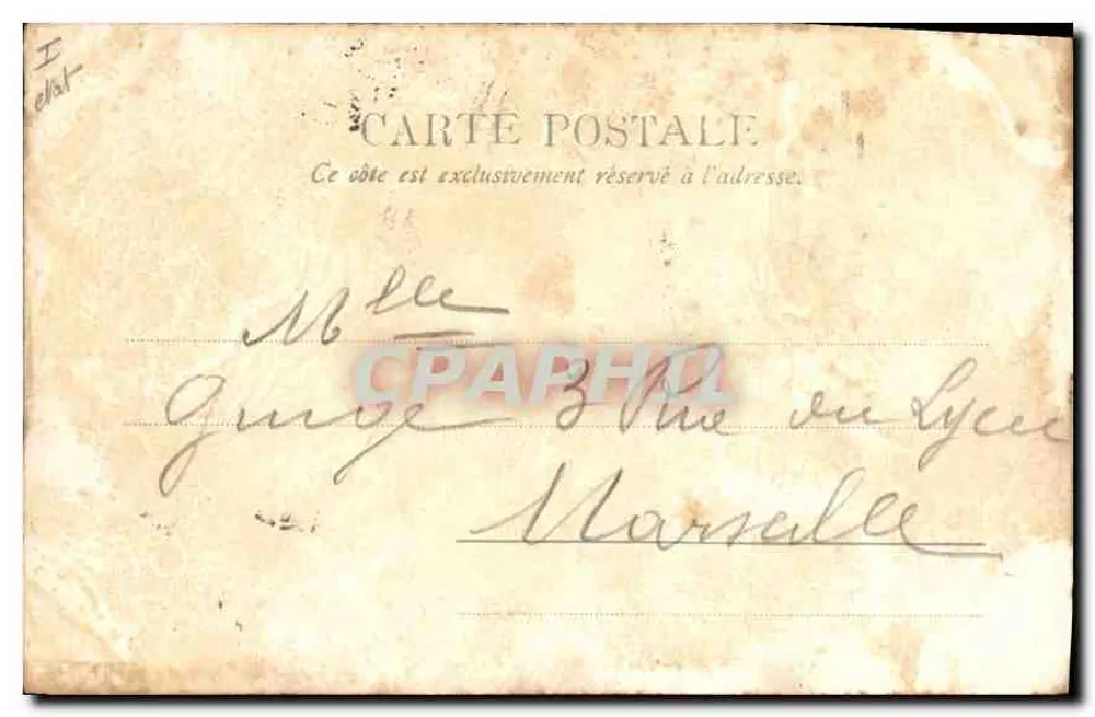 Rua Monge e São Nicolau de Chardonnet — Paris — editor Paris, n° 10126 - Verso