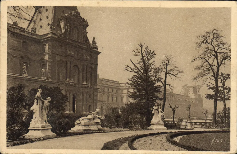 Tuileries-Garten — Pavillon der Florenz — Les Éditions d'Art d'Art - Vorderseite