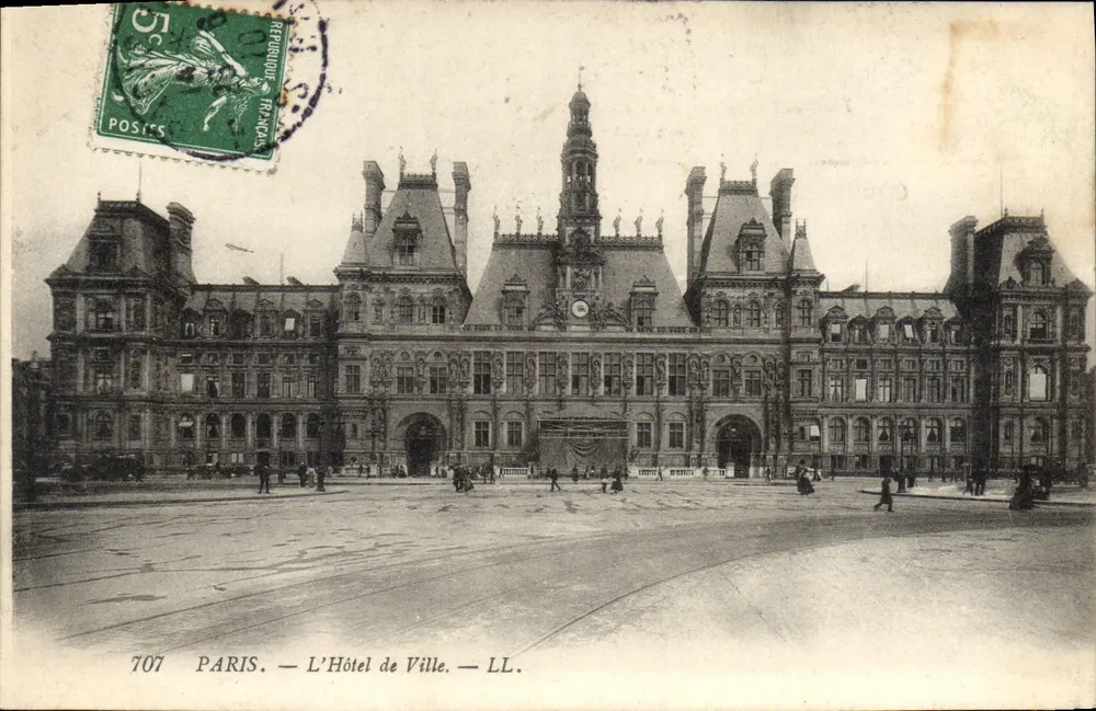 PARIS — O Hotel de Ville — LL. — n° 707 - Frente