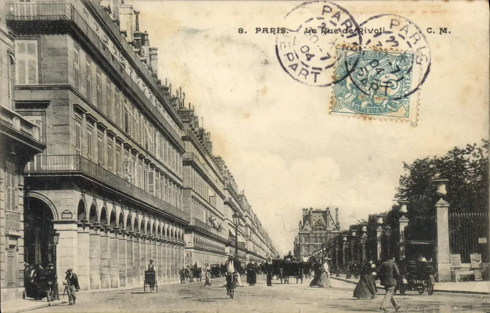 Paris — Rue de Rivoli — C.M. n°8 - Frente