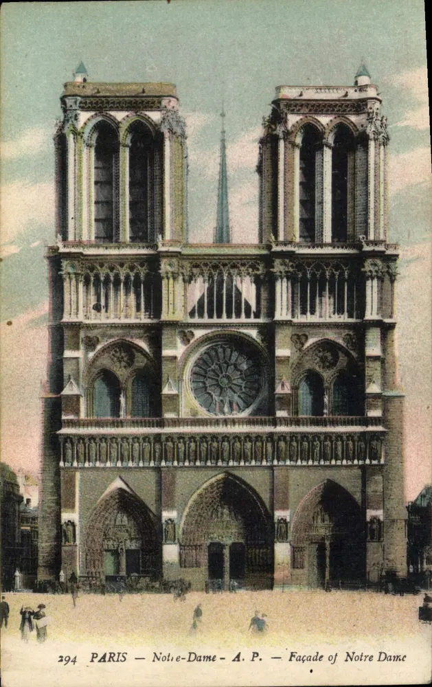 Paris — Notre-Dame — Facha de Notre-Dame — A.P. — n°294 - Frente