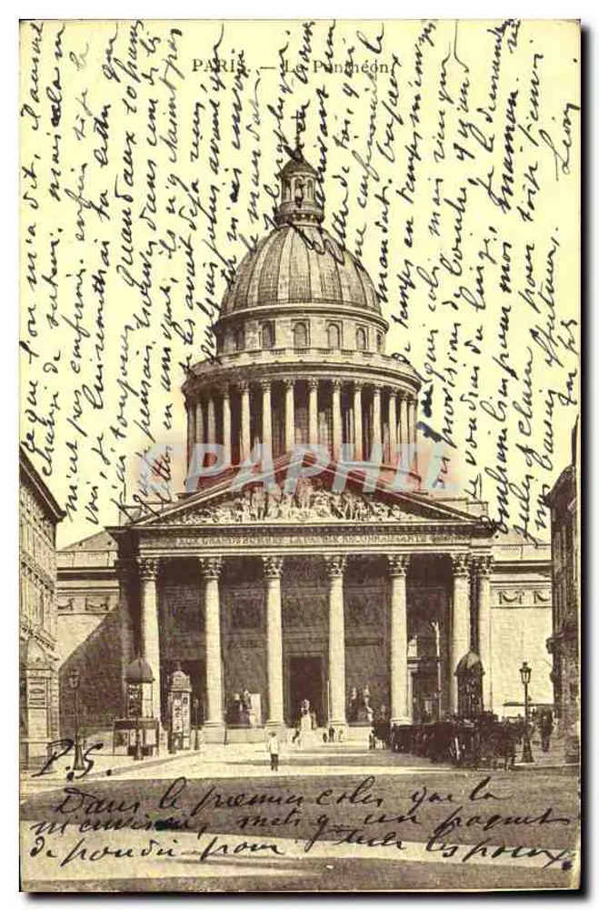 Paris — O Panteão — Editor: C. P. A. (nº 3) - Frente
