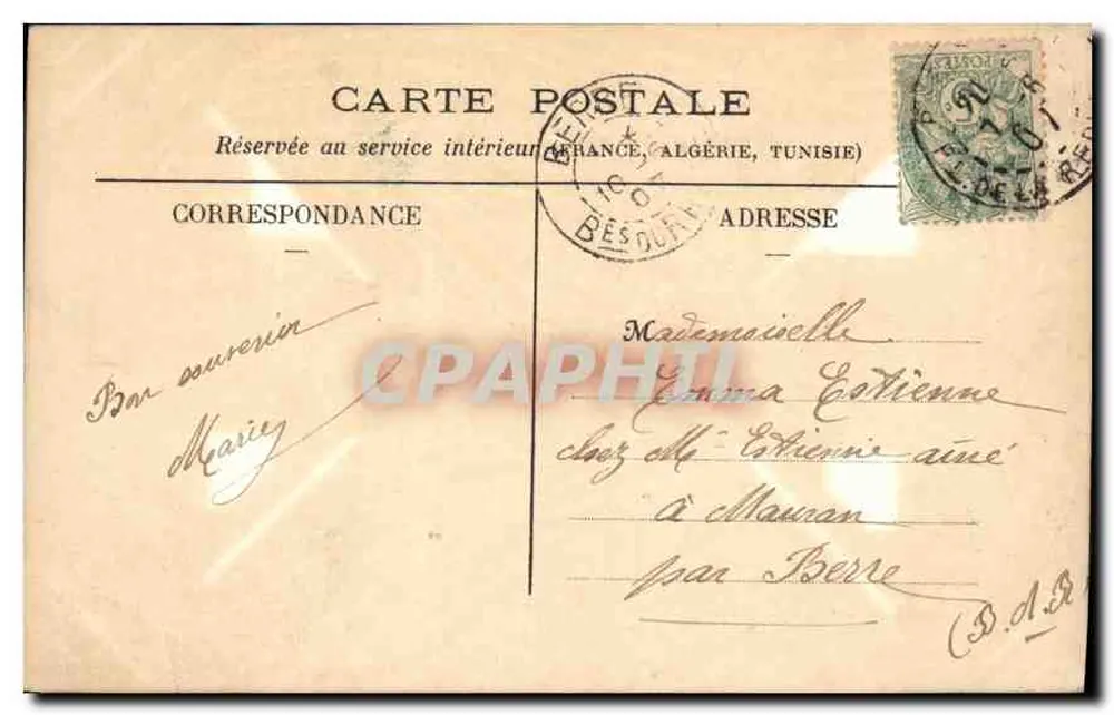 Paris — Brücke Alexandre III und Grand Palais — Verlag nicht sichtbar - Rückseite