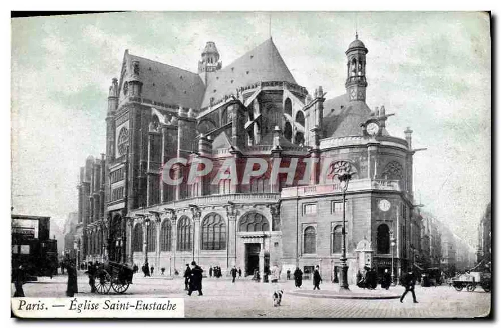 Paris — Igreja de Saint-Eustache - Frente