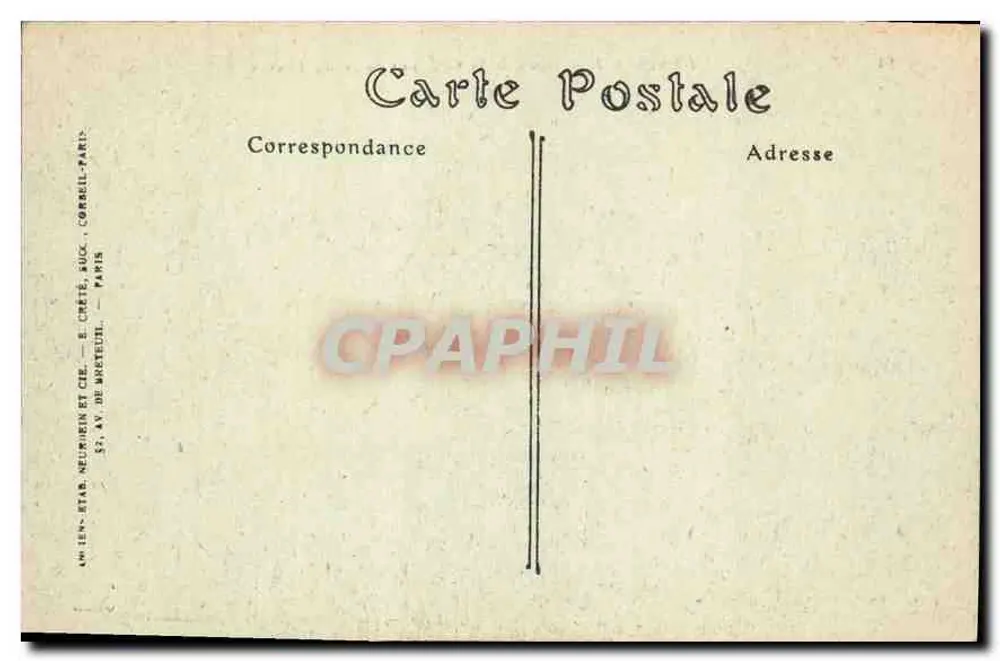 Paris — Panorama der Cité, Aufnahme vom Louvre — Verlag: Star-Nelkrien et Cie, Paris - Rückseite