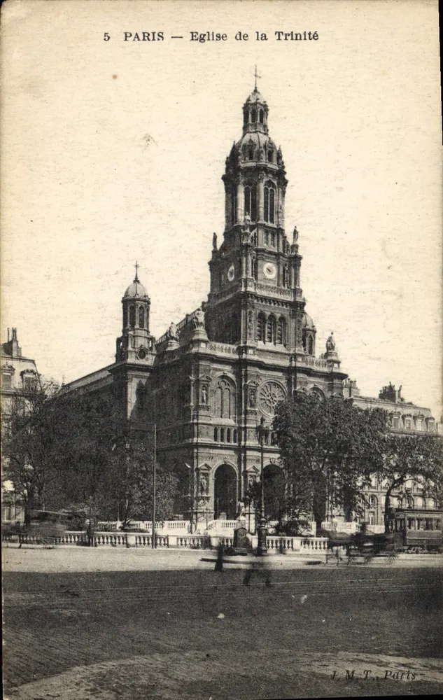 Paris — Igreja da Trindade — L.M.T., Paris - Frente