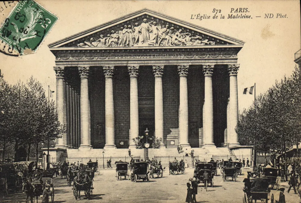 A Igreja da Madeleine — Paris — ND Fot. n°872 - Frente
