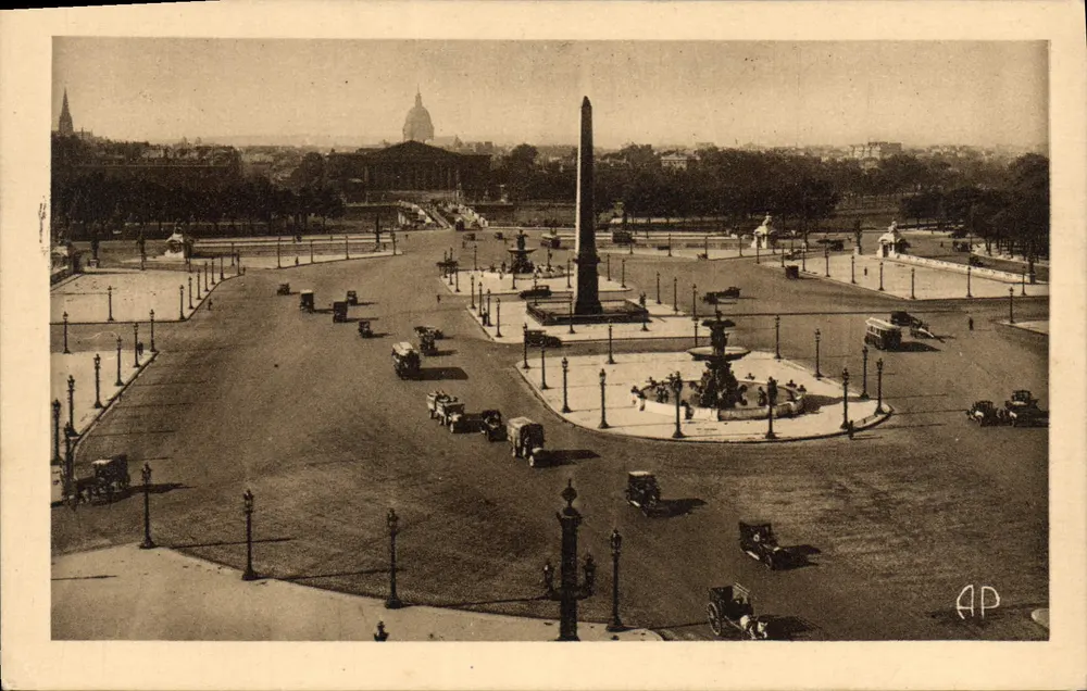 Praça da Concórdia — Paris — Editor E. Papecchin - Frente