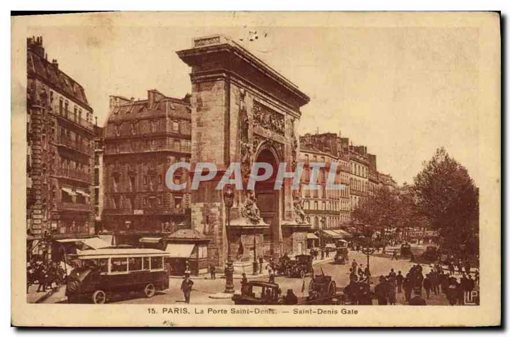 Paris. A Porta Saint-Denis — Saint-Denis Gate — Les Éditions Artistiques - Frente