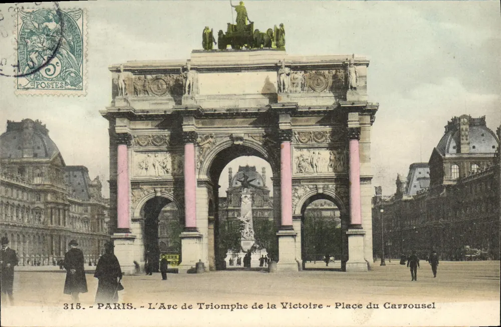 PARIS - Der Arc de Triomphe de la Victoire - Place du Carrousel - n°315 - Vorderseite