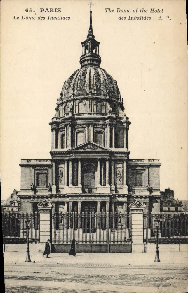 O Dôme dos Invalidos — Paris — A. P. (editor) - Frente