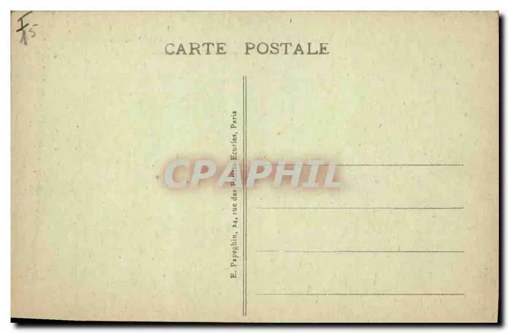 Paris - Place de la Concorde - Die Fontänen und der Obelisk - A.P. - Rückseite