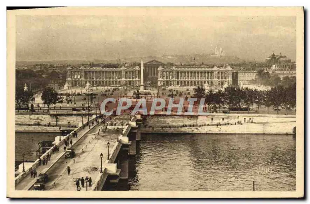 Paris. Caminhando — Praça da Concórdia — Éditions G. Gauthier - Frente