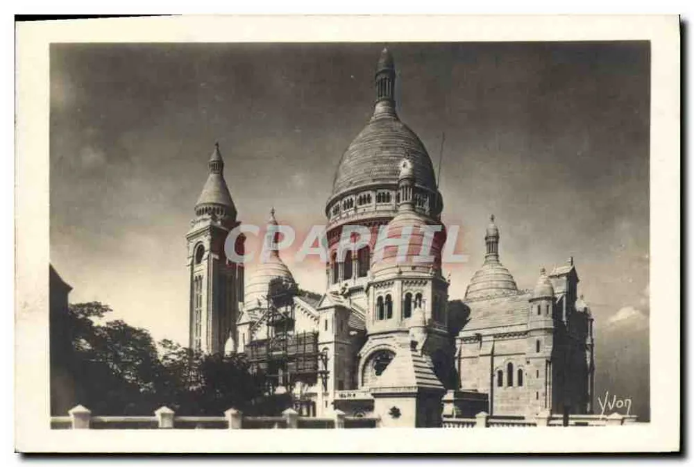 Basílica do Sagrado Coração — Paris — Éditions d'Art Yvon, n°56 - Frente