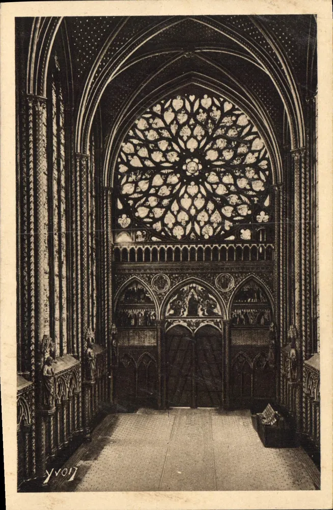 Sainte-Chapelle — Grande Rosa — Edição de Arte YVON - Frente