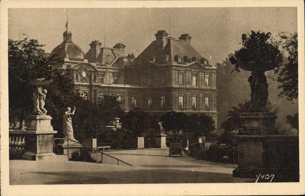 Das Palais du Luxembourg — Paris — Edition Yvon, Serie 8 - Vorderseite