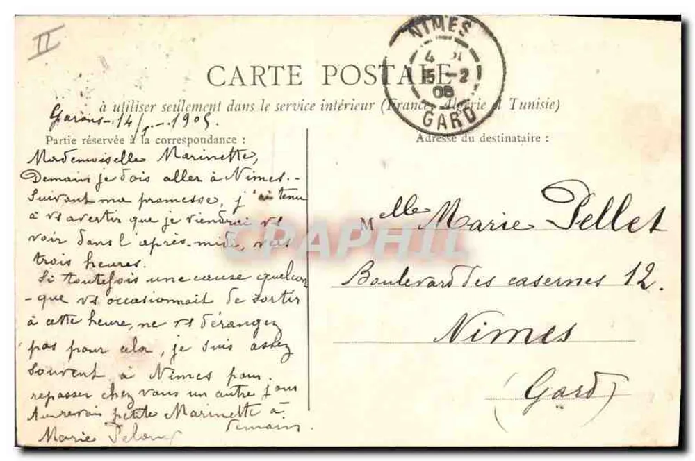 LYON — Ponte da Universidade — editor não identificado - Verso