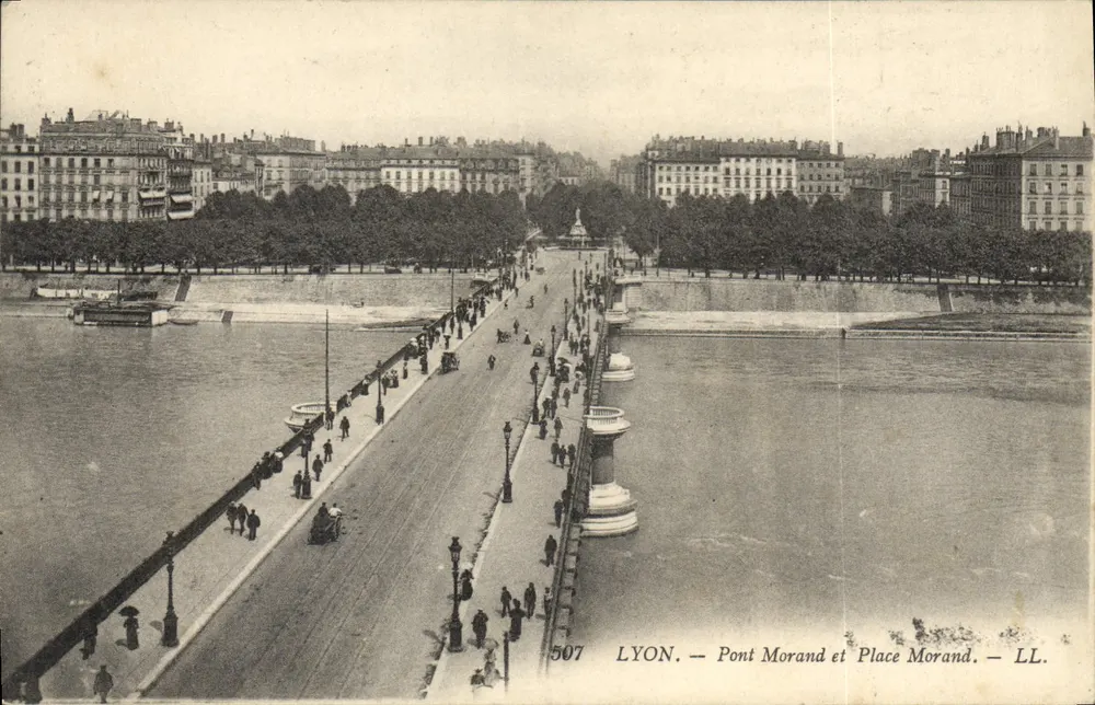 LYON — Ponte Morand e Praça Morand — LL. n° 507 - Frente