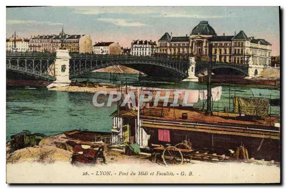 LYON - Ponte do Meio e Faculdades - G. B. - Frente