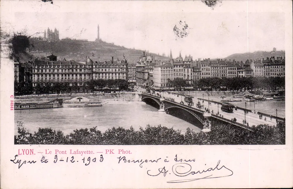 LYON — O Pont Lafayette — PK Phot. - Frente