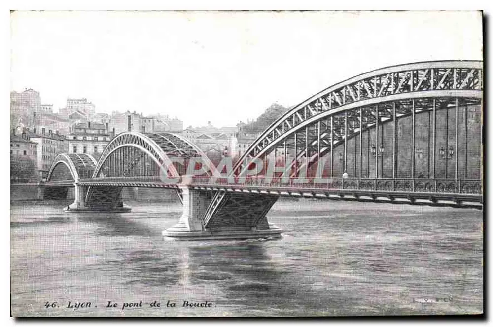 Lyon. O ponte da Boucle — n°46 — editor Varch - Frente