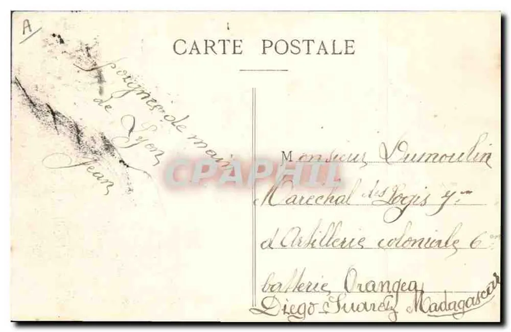 LYON — A Cheia do Rio Ródano (Janeiro 1910) — Vista geral. Os Quais inundados. — E. R. - Verso