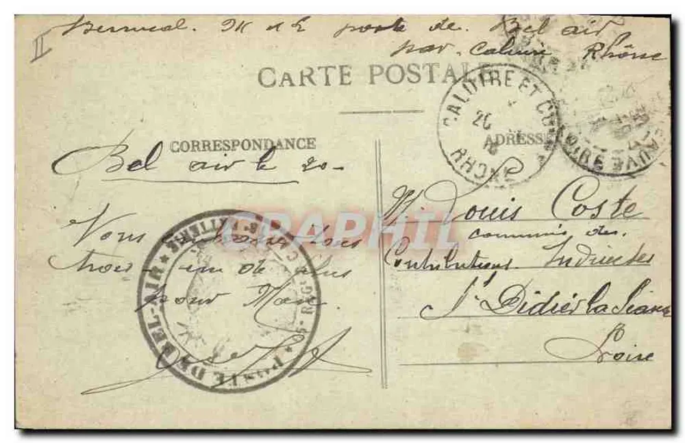LYON — Pont Wilson — Eröffnet am 14. Juli 1918 - Rückseite