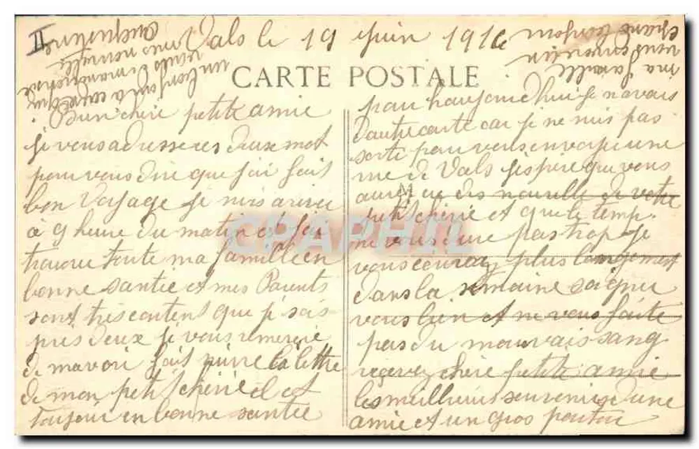 LYON — Brücke Guillotière — Das Hôtel-Dieu — Carrier, Verlag, abgegeben - Rückseite
