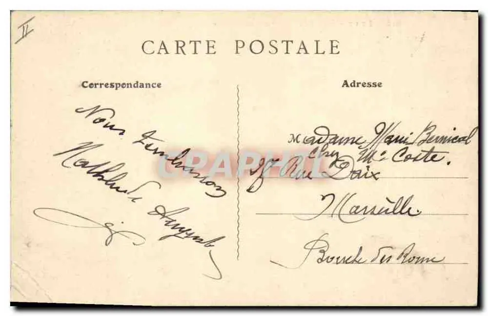 Lyon - Pont de l'Université und Faculté des Lettres — B.F., Paris - Rückseite