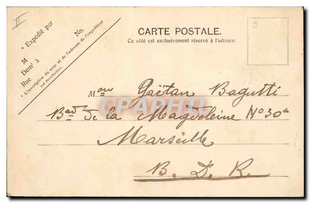 Ponte da Guillotière — Lyon — V.P. Paris, n° 304 - Verso
