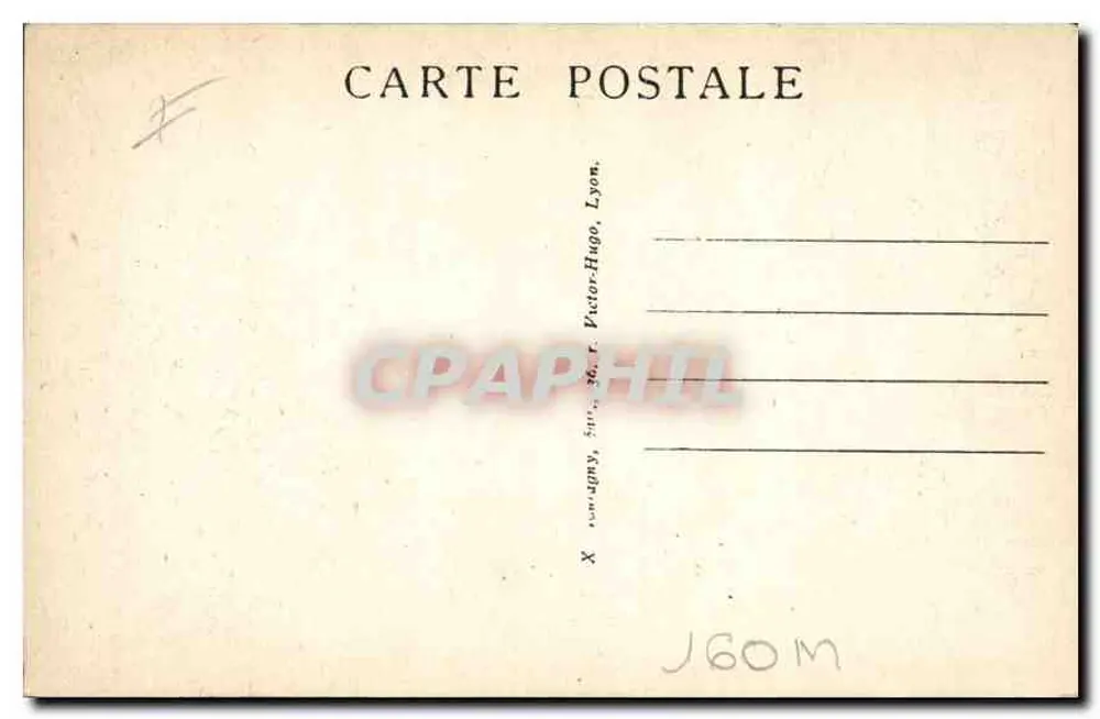 LYON — Ponte Tilsitt, L'Antiquaille — Carte postale CPAHUGO - Verso