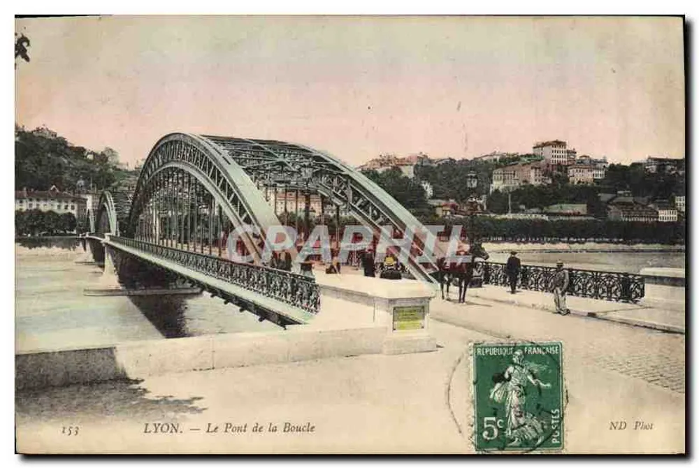 LYON — O Pont da Boucle — ND Phot - Frente