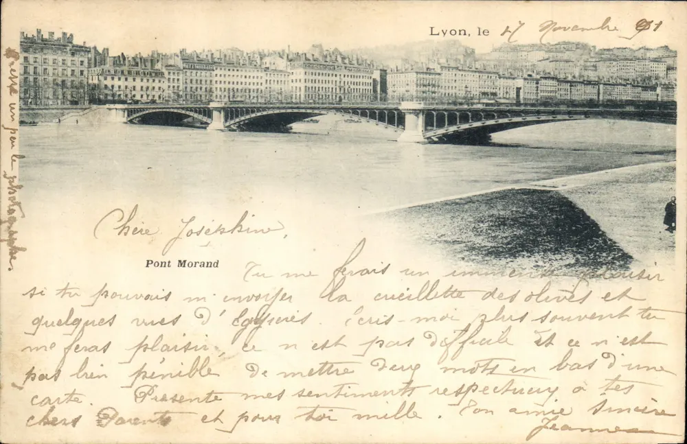 Ponte Morand — Lyon — editor desconhecido, número de série não visível - Frente