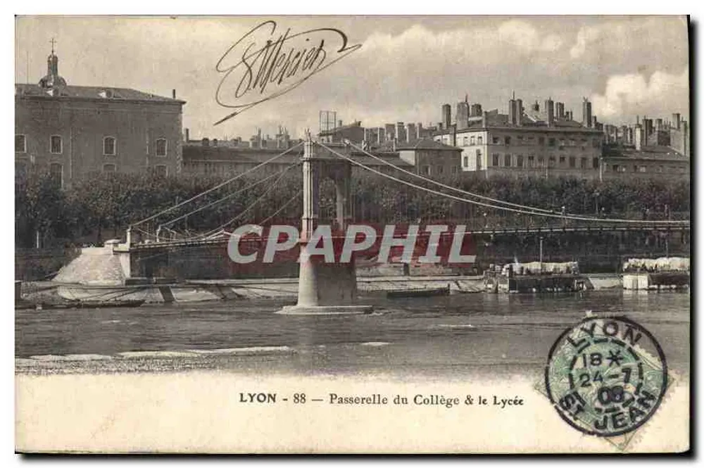 LYON - 88 — Brug van het Collegium & het Lyceum — Onbekende uitgever - Voorkant