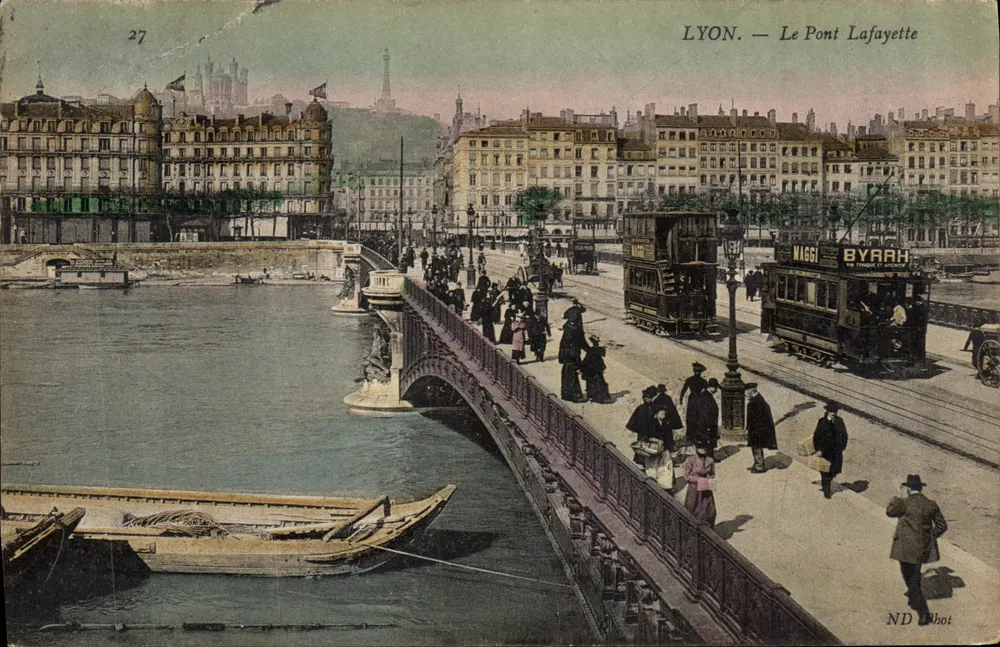 LYON. — O Ponte Lafayette — ND Phot - Frente