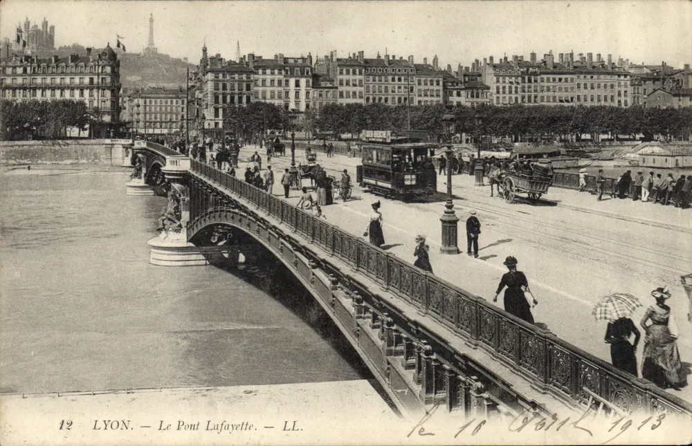 LYON — O Ponte Lafayette — LL. — N°12 - Frente