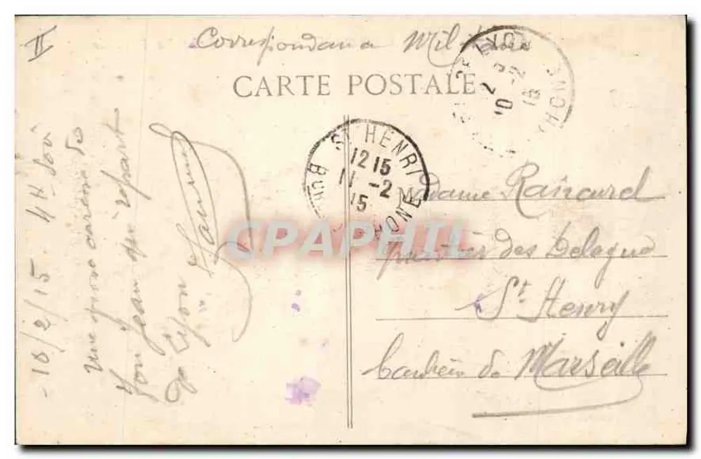 LYON - El Nuevo Puente La Feuillée — N. FARGES, LYON, n° 5523 - Reverso