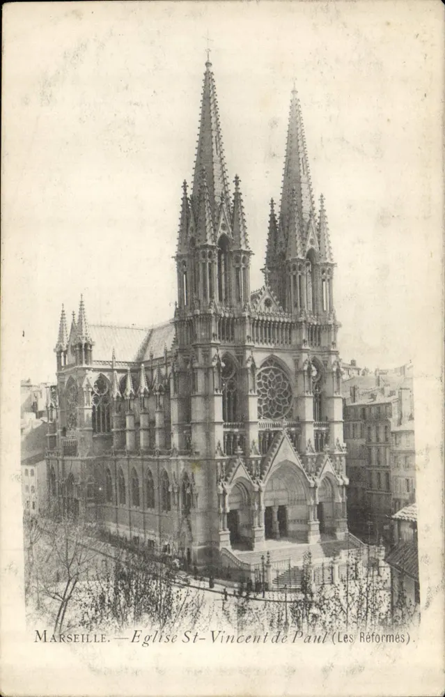 Marseille — Kirche Saint-Vincent-de-Paul (Die Reformierten) - Vorderseite