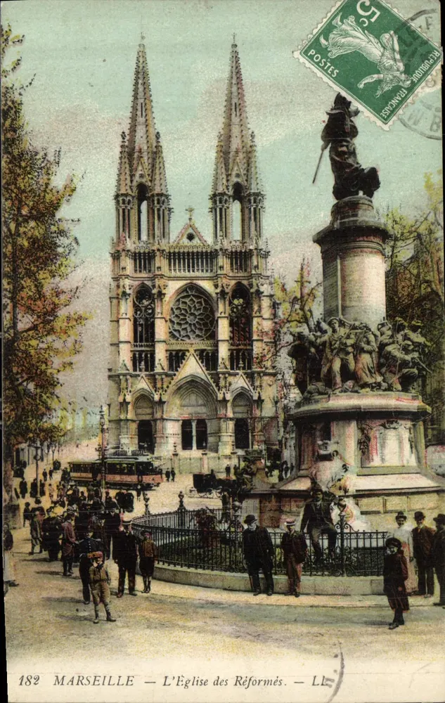 Marselha — A Igreja dos Reformados — LL — n°182 - Frente