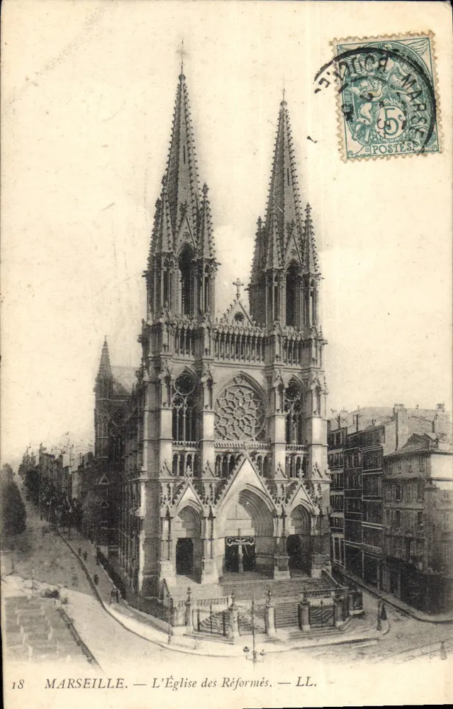Marselha — A Igreja dos Reformados — LL. — N° 18 - Frente