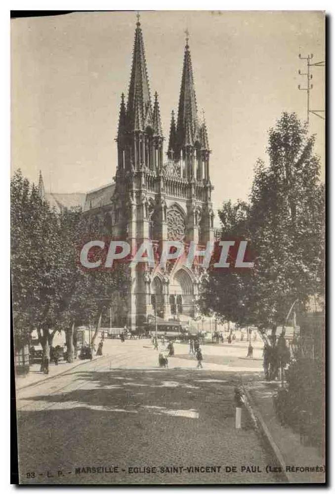 Marseille - Kirche Saint-Vincent de Paul (Die Reformierten) — L. B. n° 83 - Vorderseite