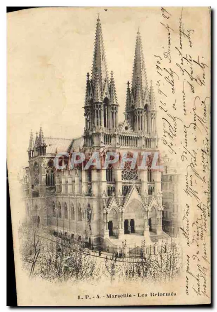 Marselha - Os Reformados — L.P. 4 — editor L.P. (Lithographie Parisienne) - Frente