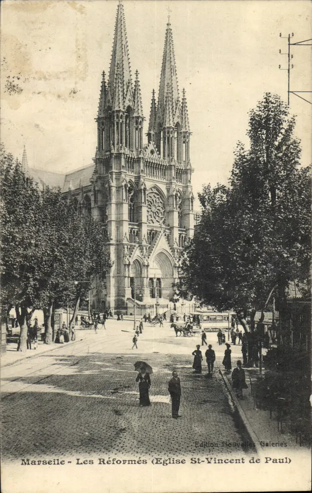 Marseille - Die Reformierten (Kirche St-Vincent-de-Paul) — Ausgabe Nouvelles Galeries - Vorderseite