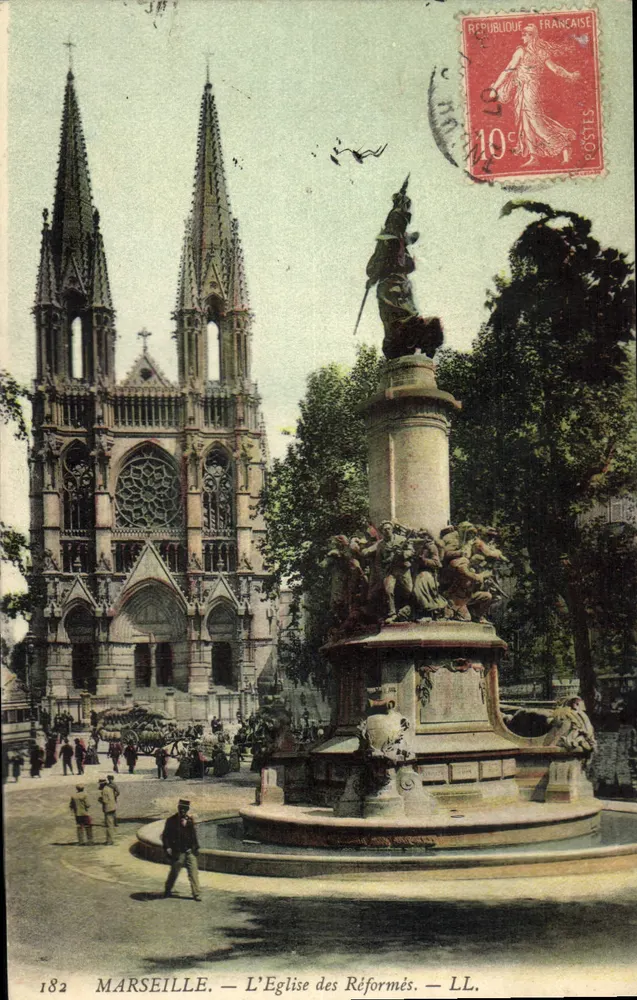 Marsiglia — La Chiesa dei Riformati — LL. — 182 - Recto